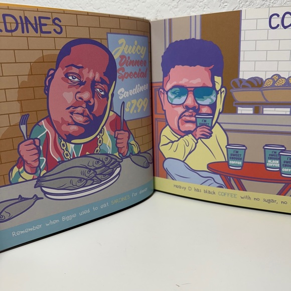 Hip-Hop Inspired White and Gold Coaster Set - Picture 2 of 4